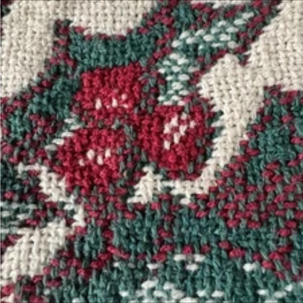 Santa Claus Tapestry FATHER CHRISTMAS Fringed 100% Cotton 67